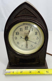 Vintage 1930's Lincoln Electric Desk Clock It Works!