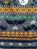 Halloween Themed Juniors Large Gray Leggings with Ghost, Bat