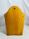 Vintage Wooden Magazine Rack Organizer with Handle