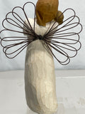 Willow Tree Angel of Friendship Figurine with Wire Wings