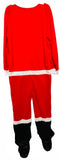 Under Disguise Red Santa Jumpsuit Costume Adult M