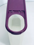 Tupperware Vintage Purple Lid Storage Cereal Container