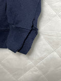Vintage Navy Floral Screen Print Crewneck Sweatshirt Ladies