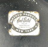 Vintage Hand-Painted Nashco Product Floral Metal Tray 17"