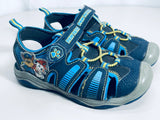 Paw Patrol  Blue Outdoor Sandals Size Boys Youth Unisex 11