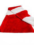 Plush Extra Long Dr. Suess Like Santa Hat with Pom-Pom