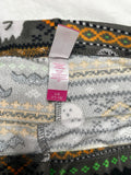 Halloween Themed Juniors Large Gray Leggings with Ghost, Bat