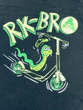 WWE Authentic RK-Bro Black Graphic T-Shirt Adult M Unisex