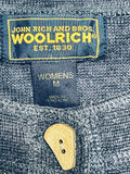 Vintage Woolrich Pinecone Embroidered Knit Vest Wms Med