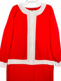 Under Disguise Red Santa Jumpsuit Costume Adult M