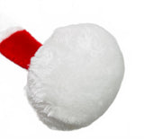 Plush Extra Long Dr. Suess Like Santa Hat with Pom-Pom