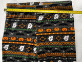 Halloween Themed Juniors Large Gray Leggings with Ghost, Bat