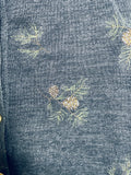 Vintage Woolrich Pinecone Embroidered Knit Vest Wms Med