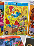 1969 - 1976 Vintage Whitman Frame-Tray Puzzles Set Featuring Mickey Mouse