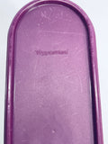 Tupperware Vintage Purple Lid Storage Cereal Container