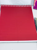 Lot of 5 Colorful Spiral and Hardcover Notebooks and Journals New Unused