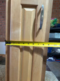Natural Wood Narrow Storage Cabinet 15 x 15 x 35 in PICK UP ONLY