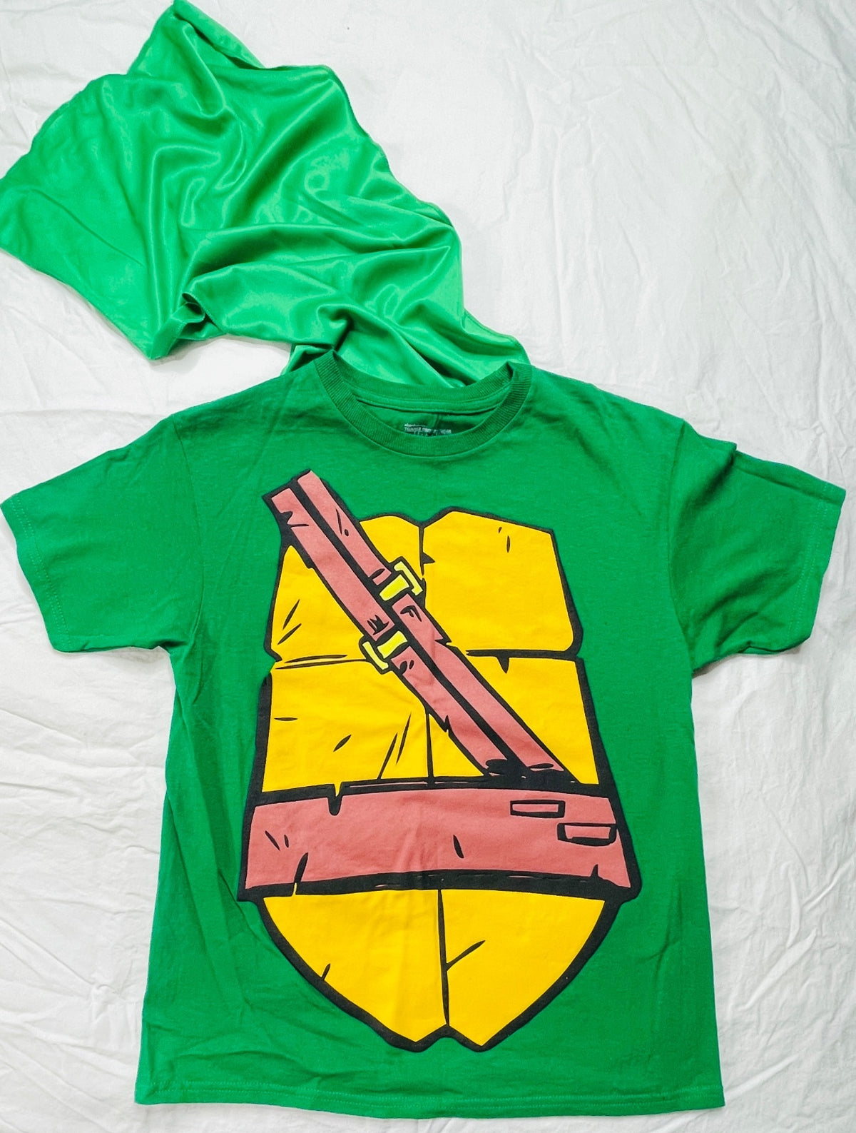 Teenage Mutant Ninja Turtles TMNT T-Shirt w Cape Boys XL