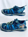 Paw Patrol  Blue Outdoor Sandals Size Boys Youth Unisex 11