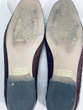 1980's PebbleBrook Brown Leather Flat Shoes Ladies 8