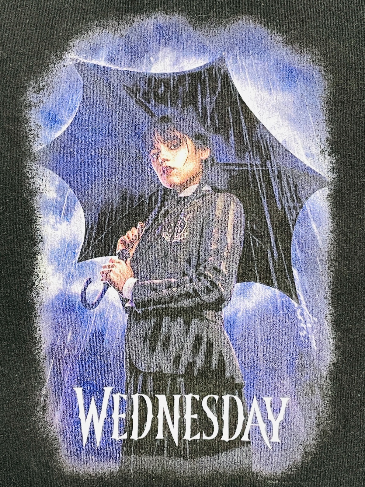 Port & Company Black Wednesday Graphic T-Shirt Women's Size S