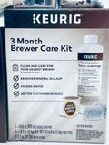 Keurig 3 Month Brewer Care Kit with Water Filter Cartridges and My K-Cup Reusabe