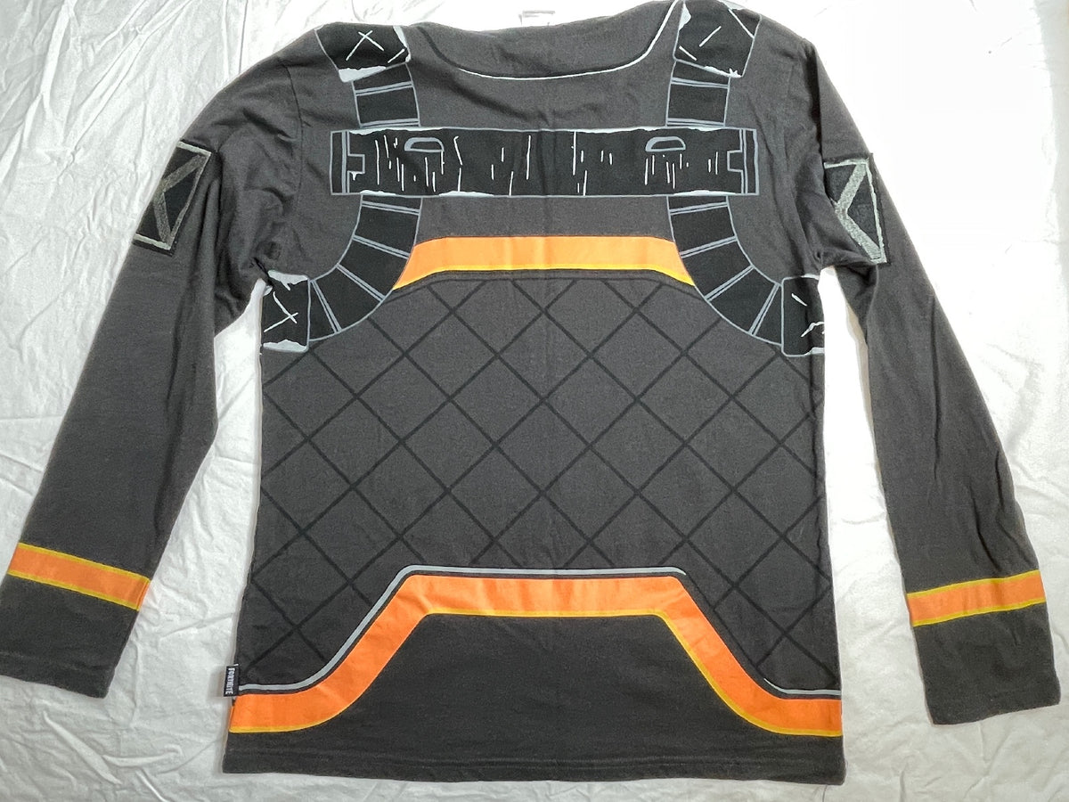 Halloween Fortnite Black Long Sleeve Shirt Adult Large