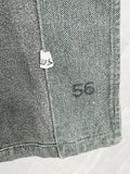 Lot of 5 Vintage '70s-'80s Swiss Army Prisoner SPILAG Gray Denim Workwear Jacket