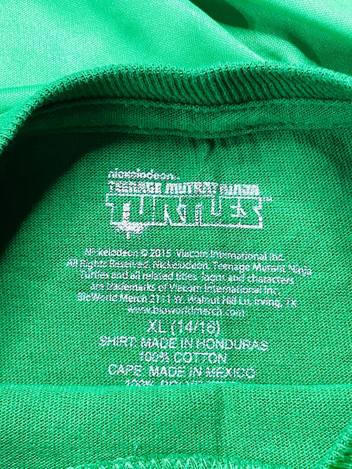 Teenage Mutant Ninja Turtles TMNT T-Shirt w Cape Boys XL