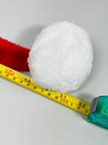 Plush Extra Long Dr. Suess Like Santa Hat with Pom-Pom