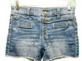 Justice Premium Jeans Girls Denim Shorts Size 14R