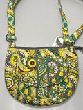 Vera Bradley Lizzy Crossbody Bag in Lemon Parfait Pattern NWT