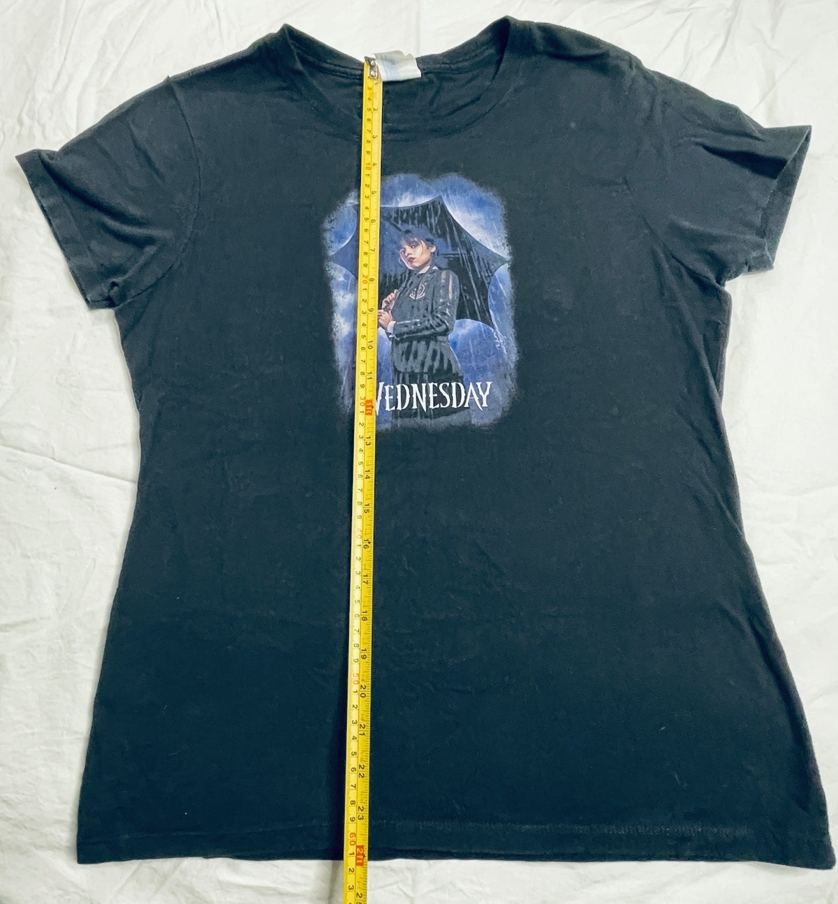 Port & Company Black Wednesday Graphic T-Shirt Women's Size S