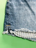 Cat & Jack Girls' Denim Shorts Size XL 14 Adjustable Waistband