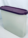 Tupperware Vintage Purple Lid Storage Cereal Container