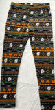 Halloween Themed Juniors Large Gray Leggings with Ghost, Bat