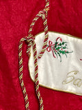 Red Plush Felt Christmas Santa Gift Bag XL36" l x 24"w