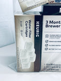 Keurig 3 Month Brewer Care Kit with Water Filter Cartridges and My K-Cup Reusabe