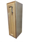 Natural Wood Narrow Storage Cabinet 15 x 15 x 35 in PICK UP ONLY
