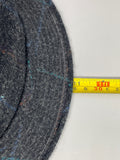 Dobbs Vintage Plaid Wool Fedora Hat Large