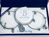 Bella Perlina I Love My Dog Charm Bracelets Set of 3