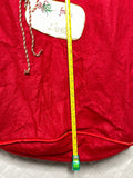 Red Plush Felt Christmas Santa Gift Bag XL36" l x 24"w