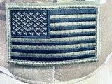 Eagle Crest Camouflage Baseball Cap with USA Flag Patch OS