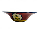 Pier 1 Vallarta Hand-Painted Floral Ceramic Serving Bowl 14 in