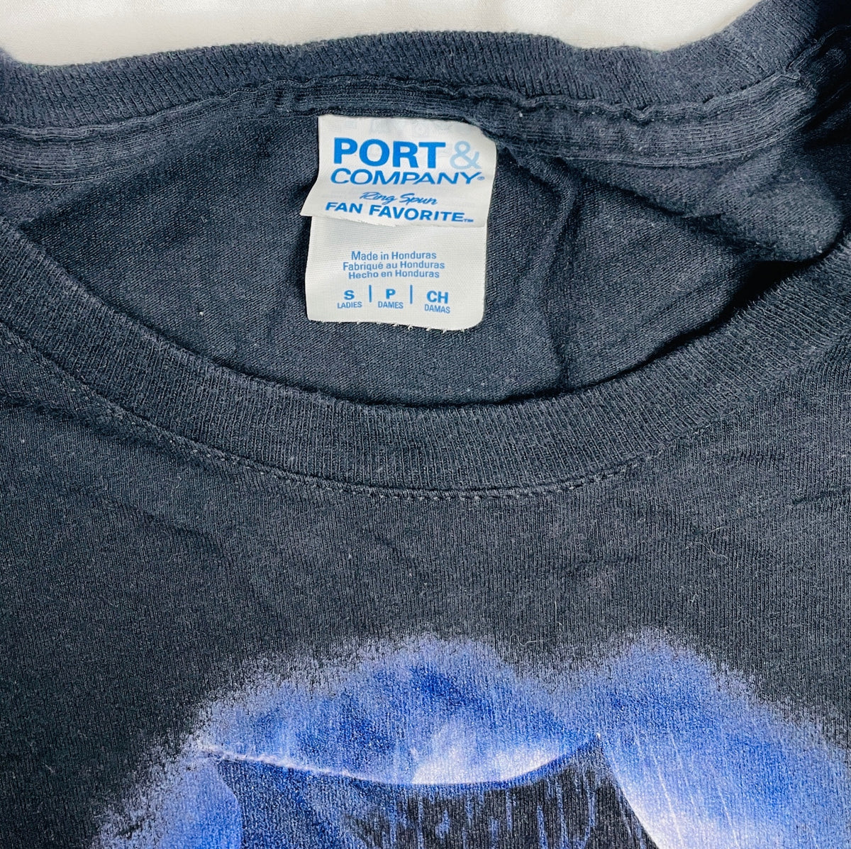 Port & Company Black Wednesday Graphic T-Shirt Women's Size S