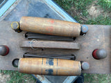 1950's Vintage Wooden Croquet Set with Stand