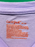 Cat & Jack XL Girls (14) Lilac Long Sleeve Shirt with Magical Winter Vibes Print