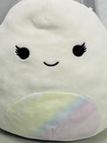Squishmallows 8" Magela White Crab w/ Tie Dye Belly Freshly Laundered