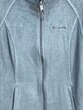 Columbia Women's Full Zip Fleece Jacket Size Ladies Small Blue