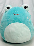 Squishmallows 12" Novi Teal Frog LT WEAR Freshly Laundered